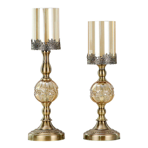 cm 47cm Glass Candle Holder Candle Stand Glass/Metal 1