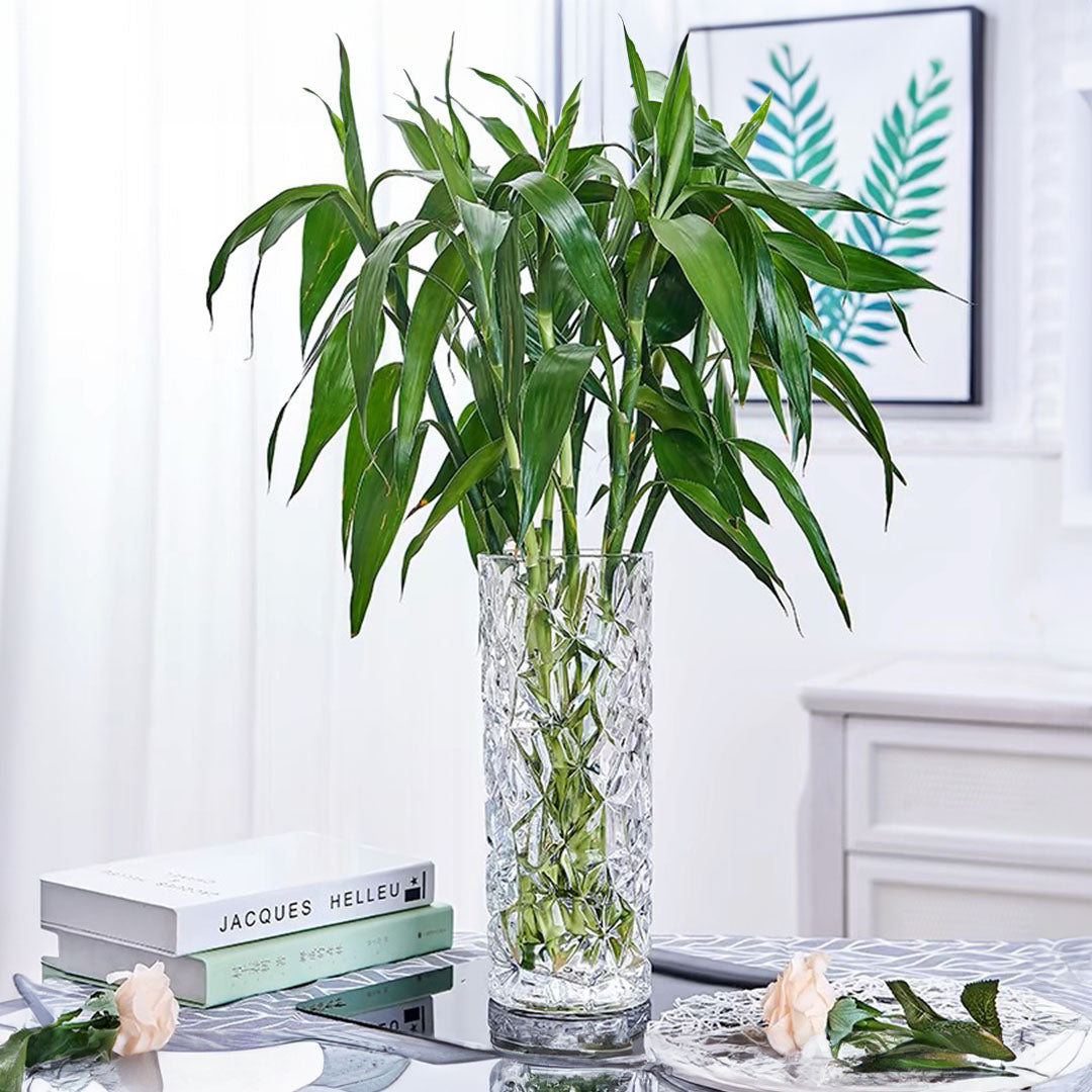 14cmx30cm Heavy Duty Glass Vase Crystal Clear Design for Home Décor image 4