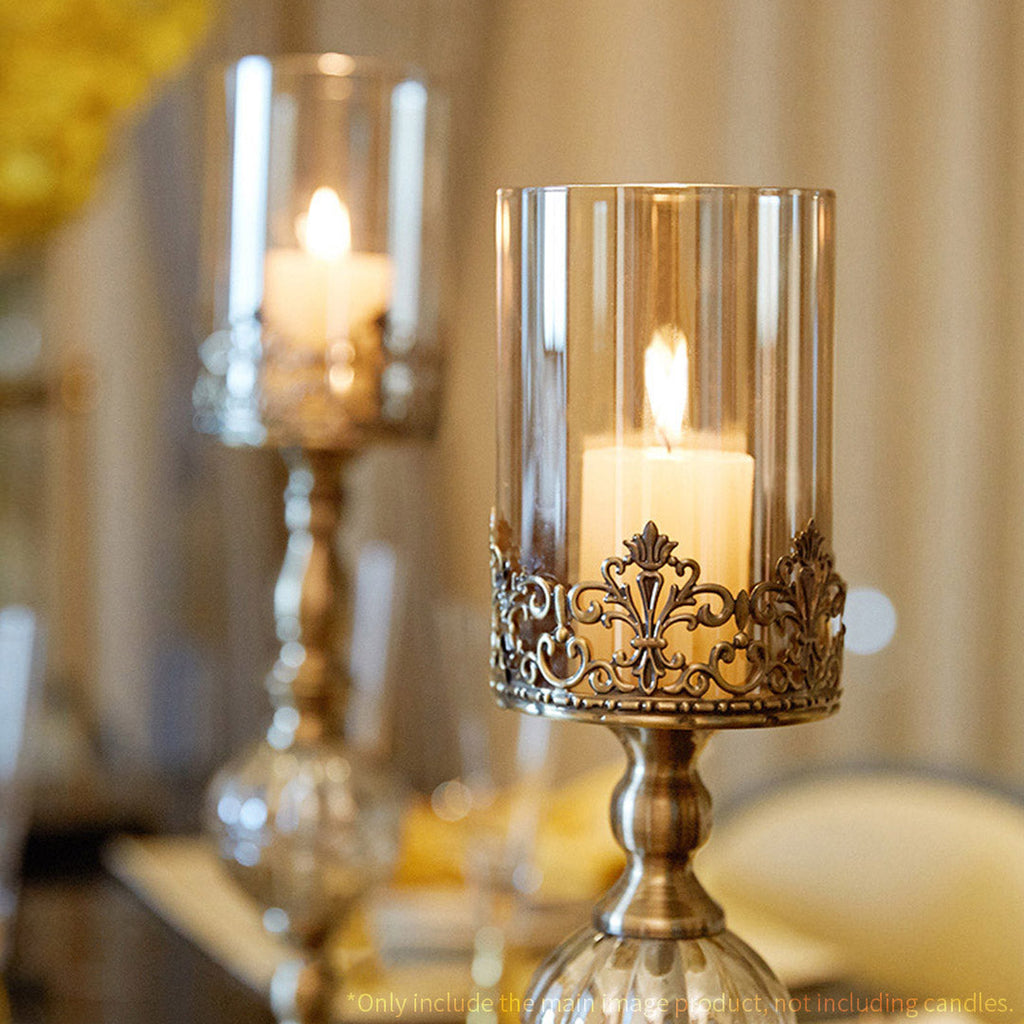 cm 47cm Glass Candle Holder Candle Stand Glass/Metal 5
