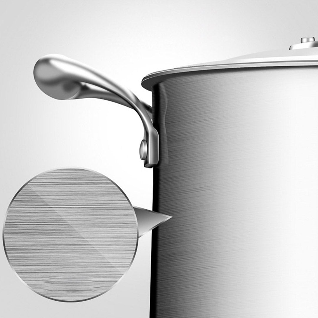 20cm Stainless Steel Soup Pot Stock Cooking Stockpot Heavy Duty Thick Bo… image 5
