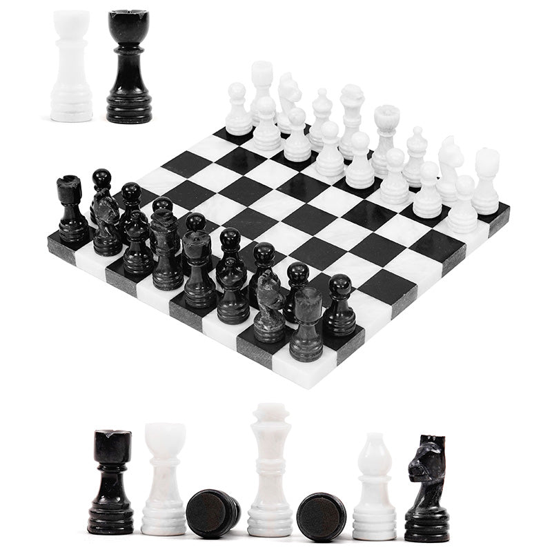 Marble Chess Set 30cm Borderless Chess Set