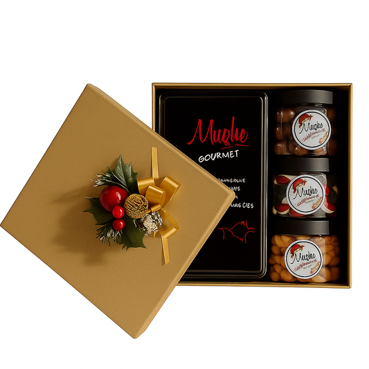 Mughe Gourmet Christmas Gift Box – Luxury Turkish Sweets & Nuts Hamper