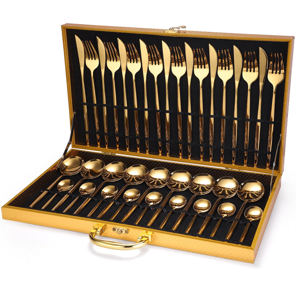 24-Piece Dinnerware Set — Complete Dining Service