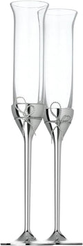 Wedgwood Vera Wang Love Knots Toasting Flute Pair