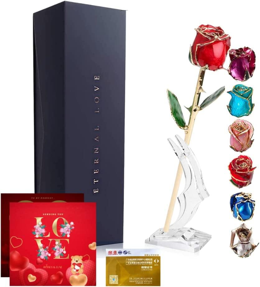 Swiss 24K Gold Plated Rose That Lasts Forever