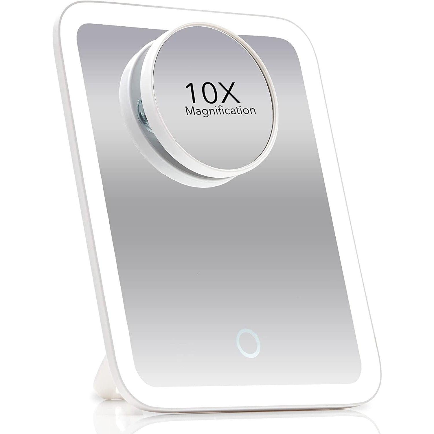 Fancii Portable LED Makeup Mirror with 3 Adjustable Light Settings