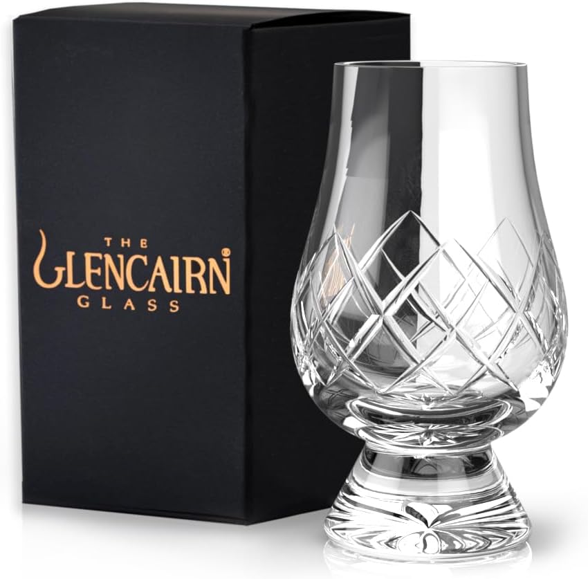 Glencairn Cut Crystal Whisky Glass — Single, Gift Carton