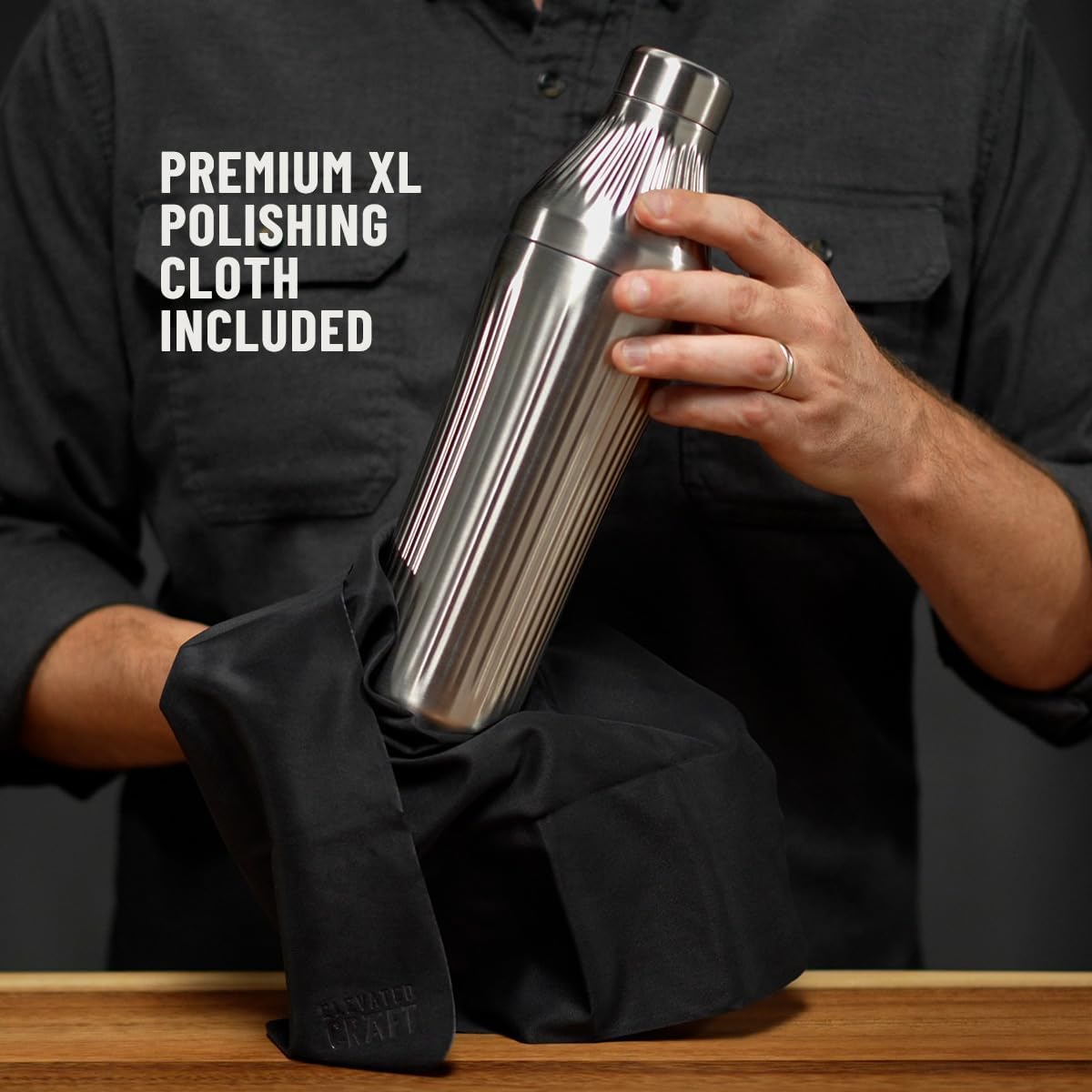 Elevated Craft Diamond Edition Hybrid Cocktail Shaker Set - 