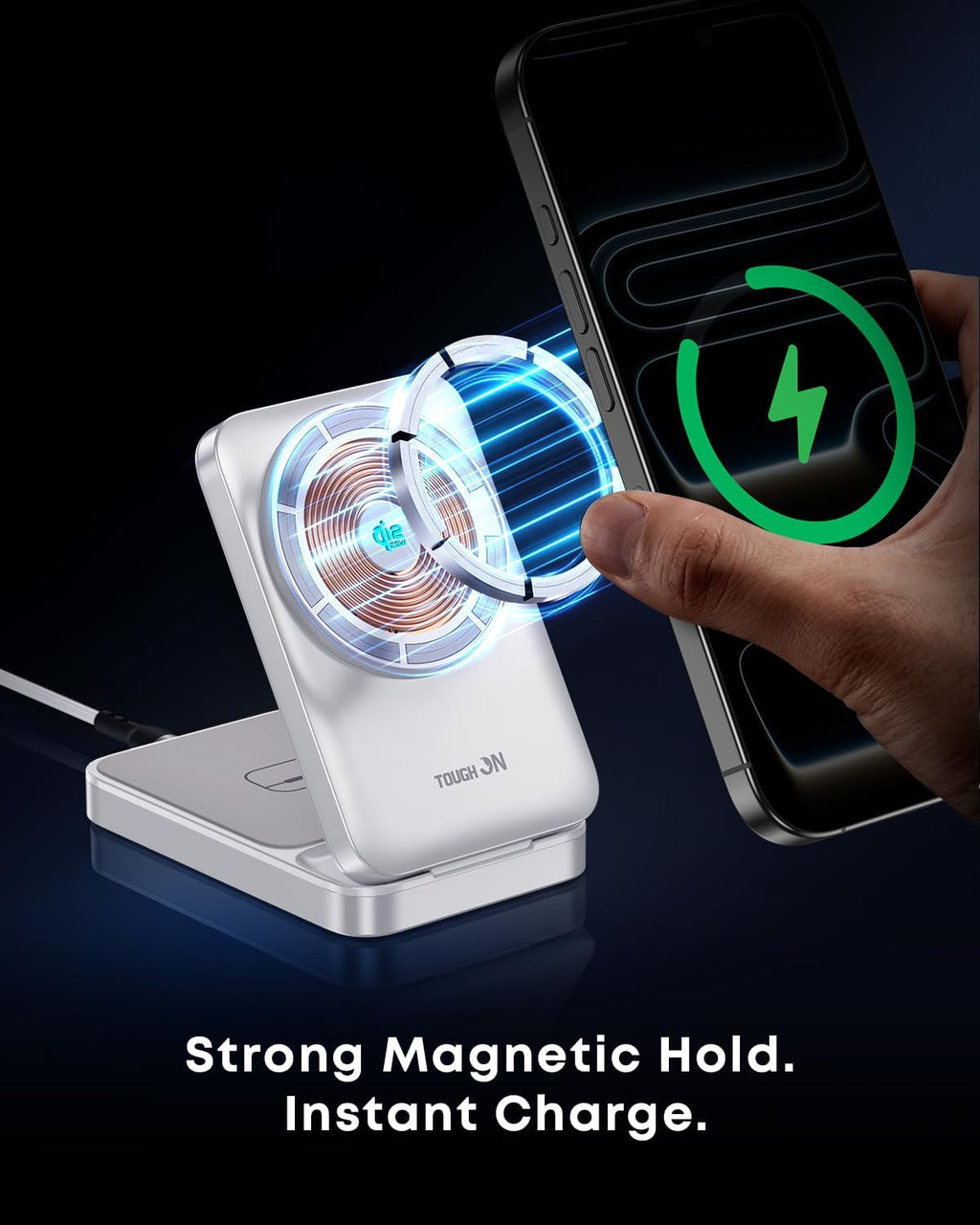 TOUGH ON MagFold 3 in 1 25W Wireless Charger
