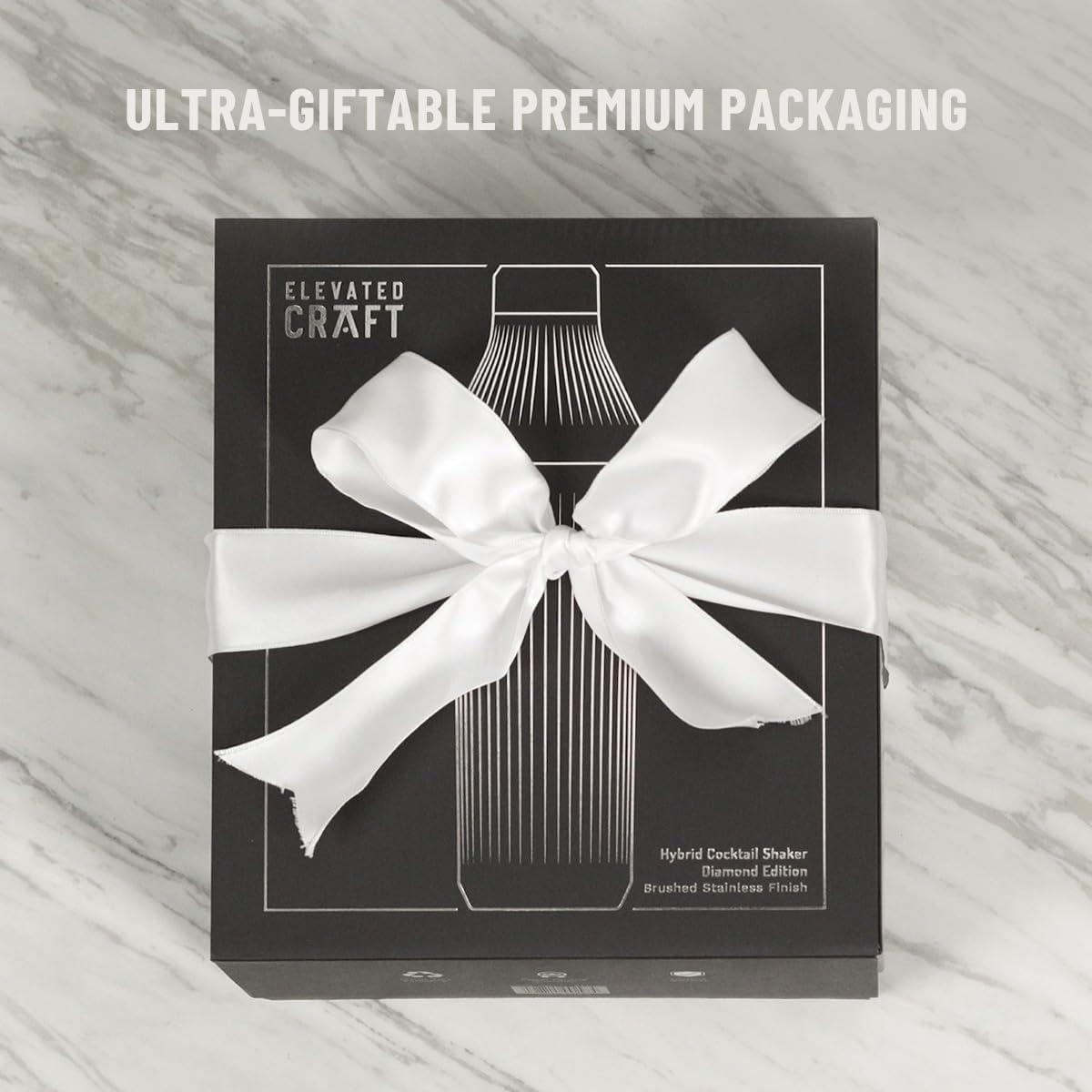 Elevated Craft Diamond Edition Hybrid Cocktail Shaker Set - 