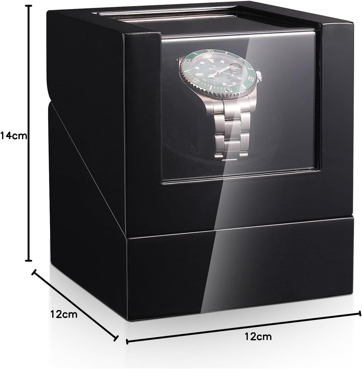 Rotare™ Cherrywood Single Watch Winder — Japanese Mabuchi Motor