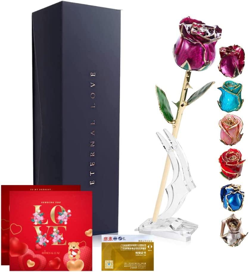 Swiss 24K Gold Plated Rose That Lasts Forever
