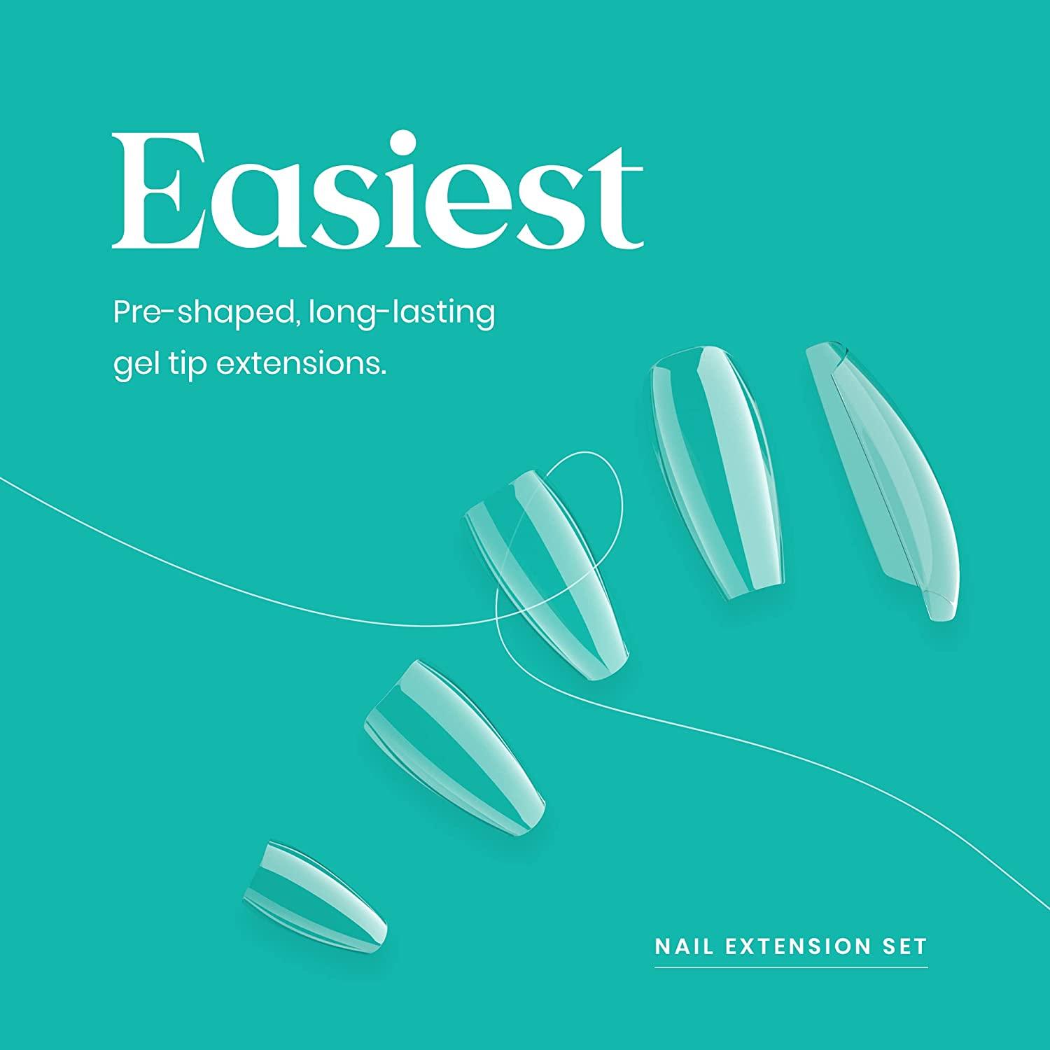 Beetles Nail Tips and Glue Gel Nail Kit