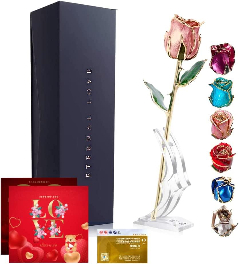 Swiss 24K Gold Plated Rose That Lasts Forever