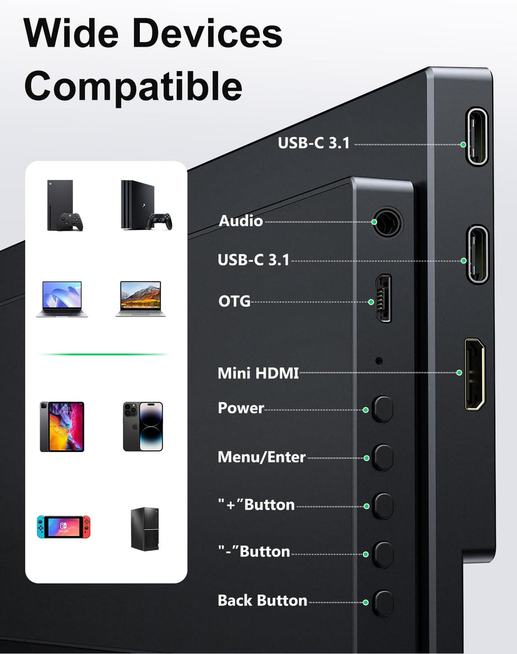 MagicRaven Portable Gaming Monitor
