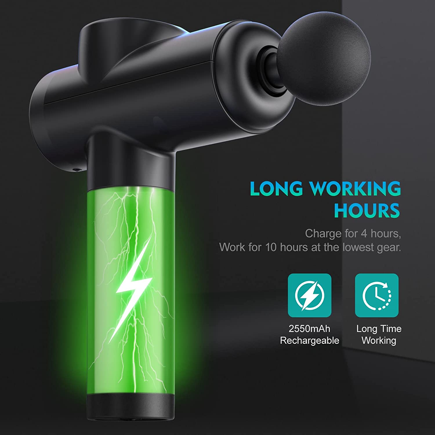 Massage Gun Muscle Massager Electric Handheld Massager for Neck