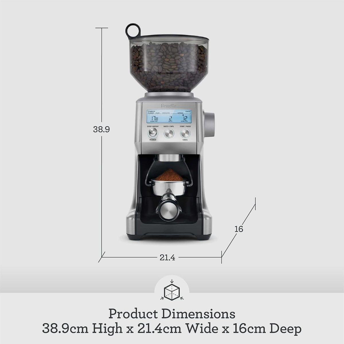 Breville BCG820BSS the Smart Grinder Pro