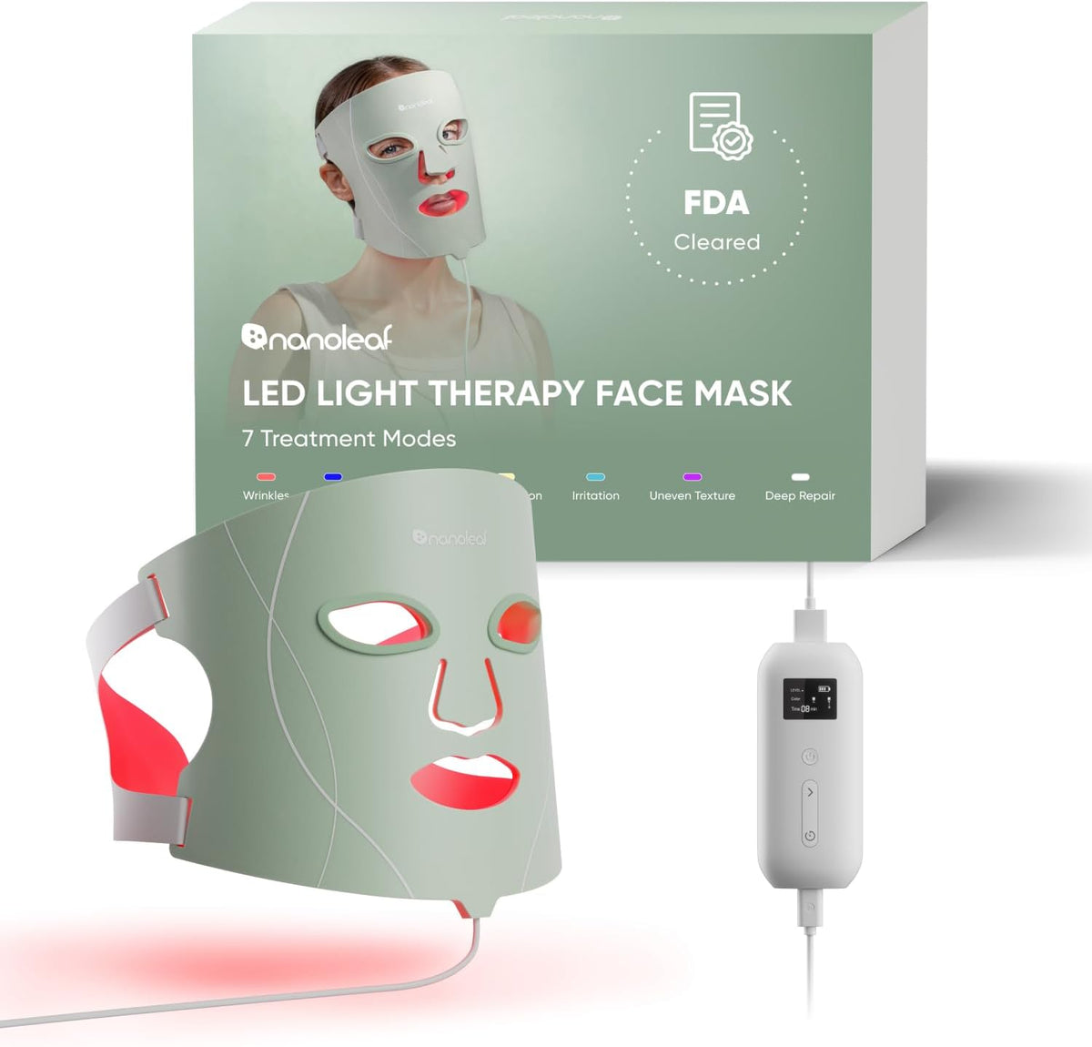 Nanoleaf Red Light Therapy LED Face Mask