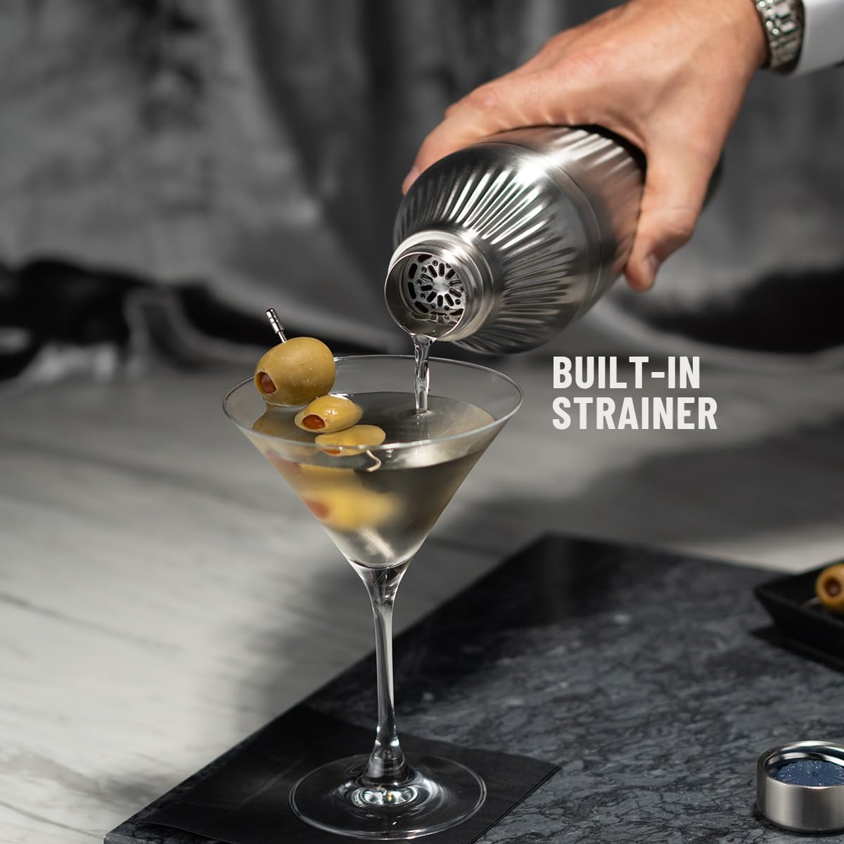 Elevated Craft Diamond Edition Hybrid Cocktail Shaker Set - 