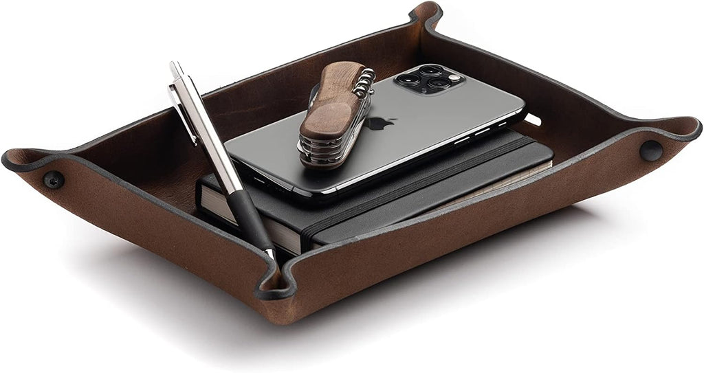 Leather Valet Tray for Men