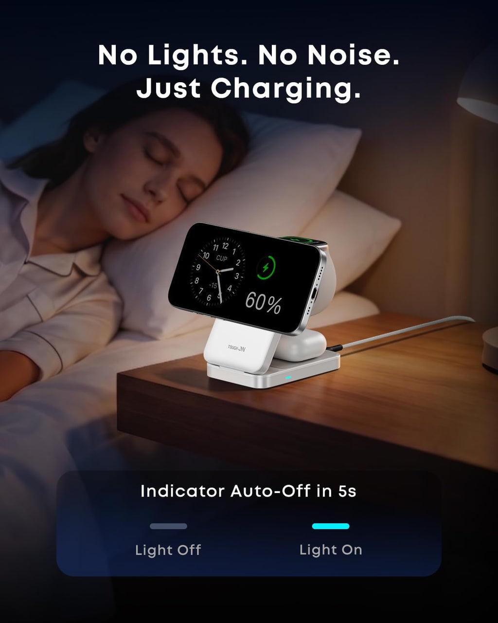 TOUGH ON MagFold 3 in 1 25W Wireless Charger
