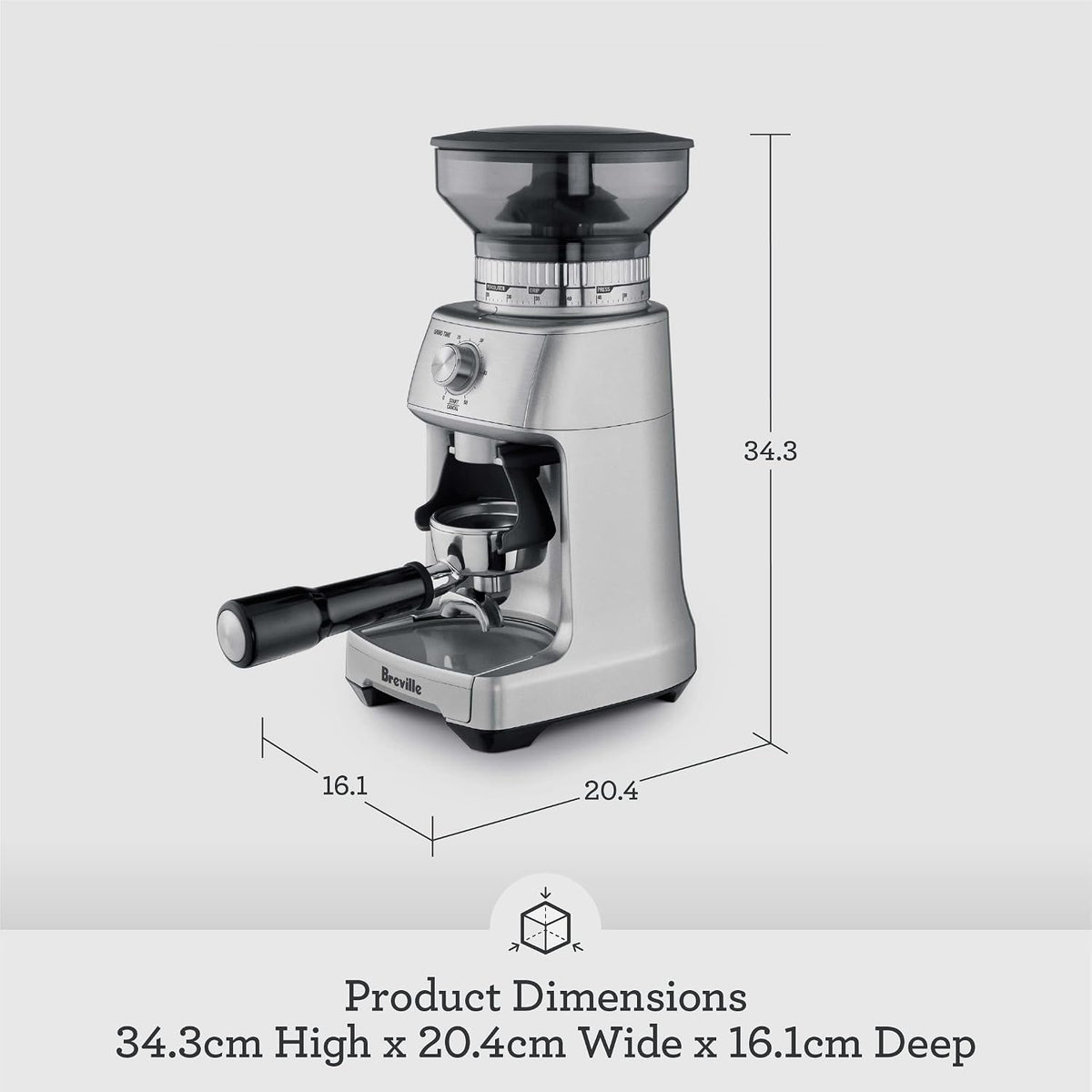 Breville BCG600SIL the Dose Control Pro Coffee Grinder
