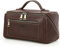 Ridgeway™ Full-Grain Leather Wash Bag — Large, Vintage Brown