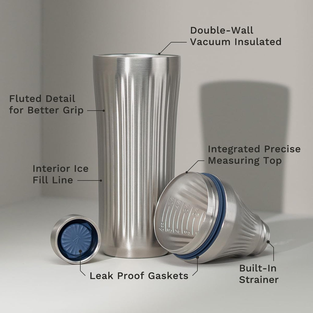 Elevated Craft Diamond Edition Hybrid Cocktail Shaker Set - 