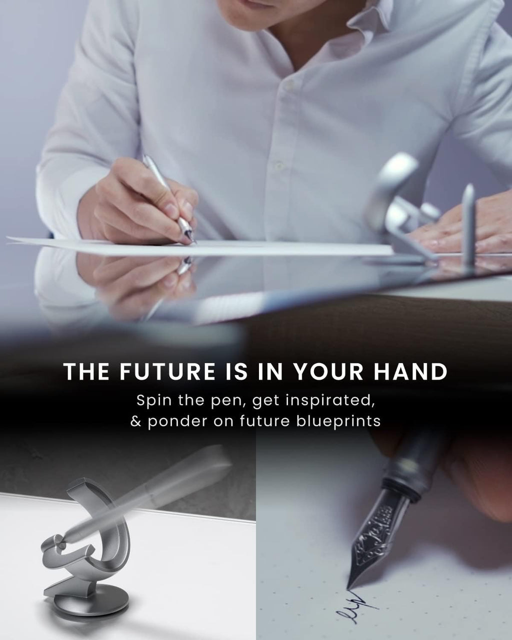 novium Hoverpen Future - Luxury Fountain & Rollerball Pen Al