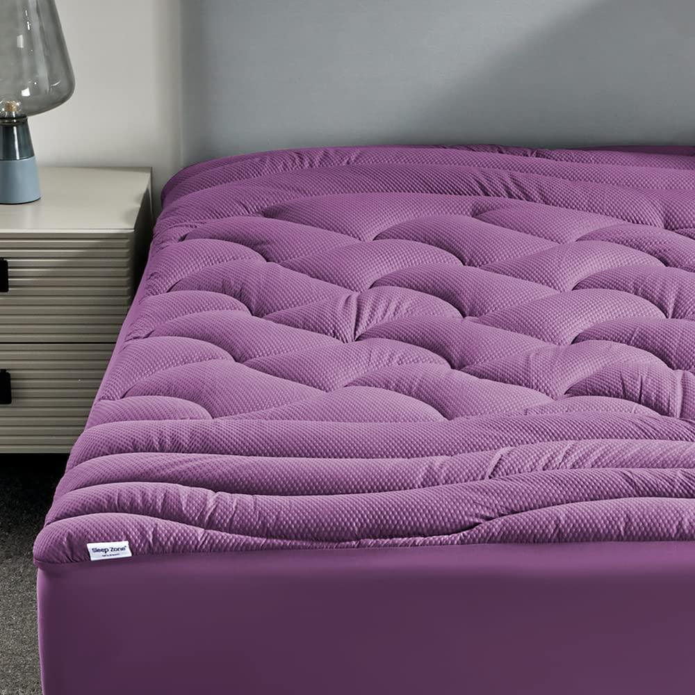 SLEEP ZONE King Size Cooling Mattress Pad