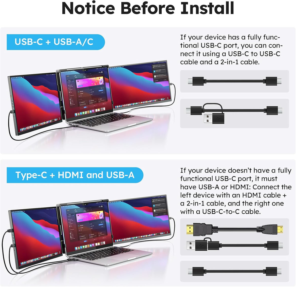 15.6" Laptop Screen Extender