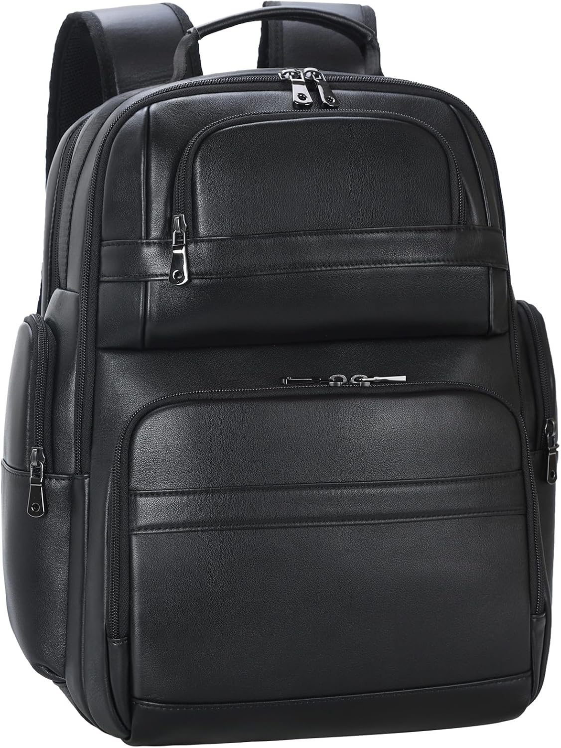 Ashcroft™ Vintage Leather Laptop Backpack — 15.6″ Business Rucksack