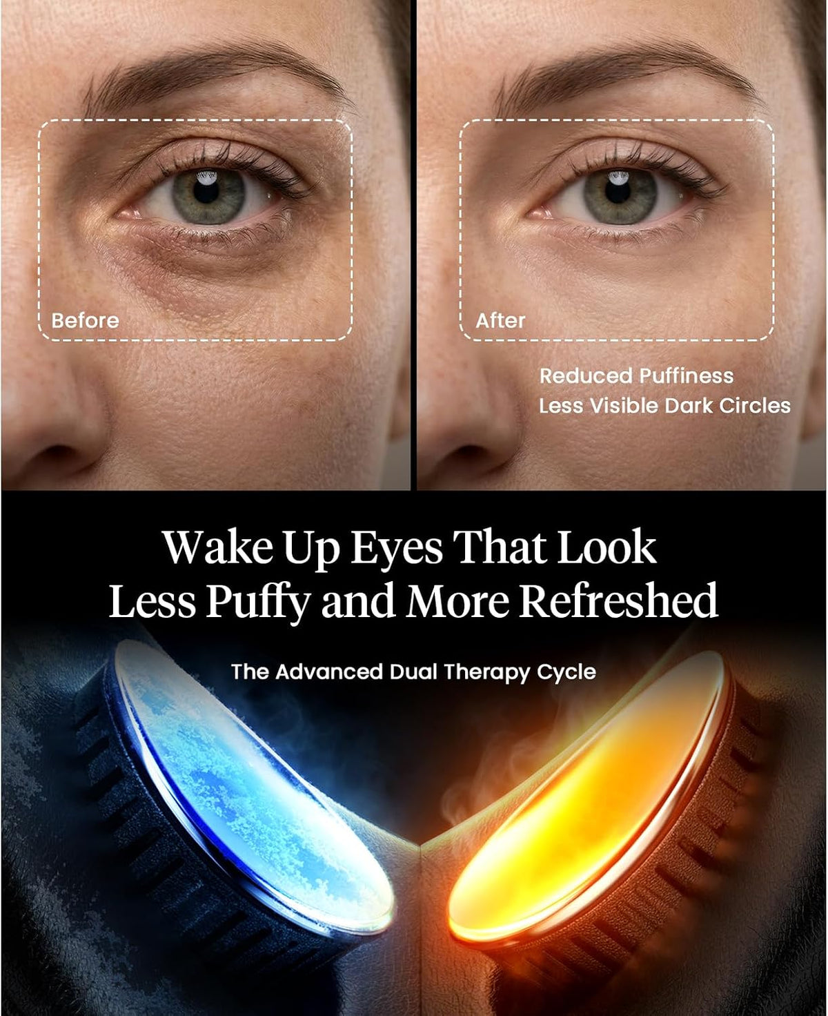 BOB AND BRAD EYEFLOW Eye Massager with Chip Cooling and Heat