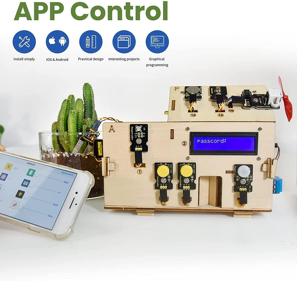KEYESTUDIO Smart Home Starter Kit for Arduino for Uno R3