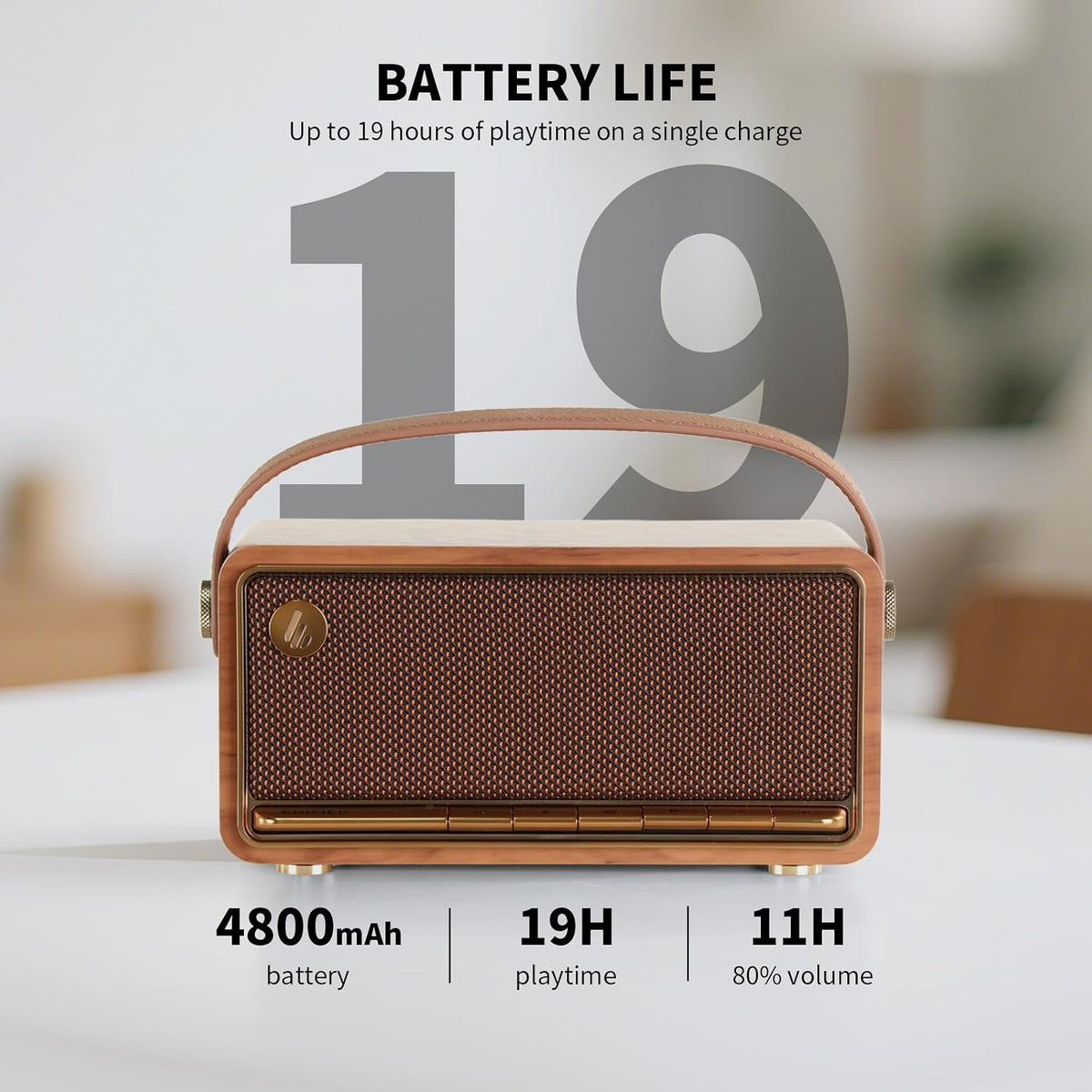 Edifier Retro Wood Bluetooth Speaker