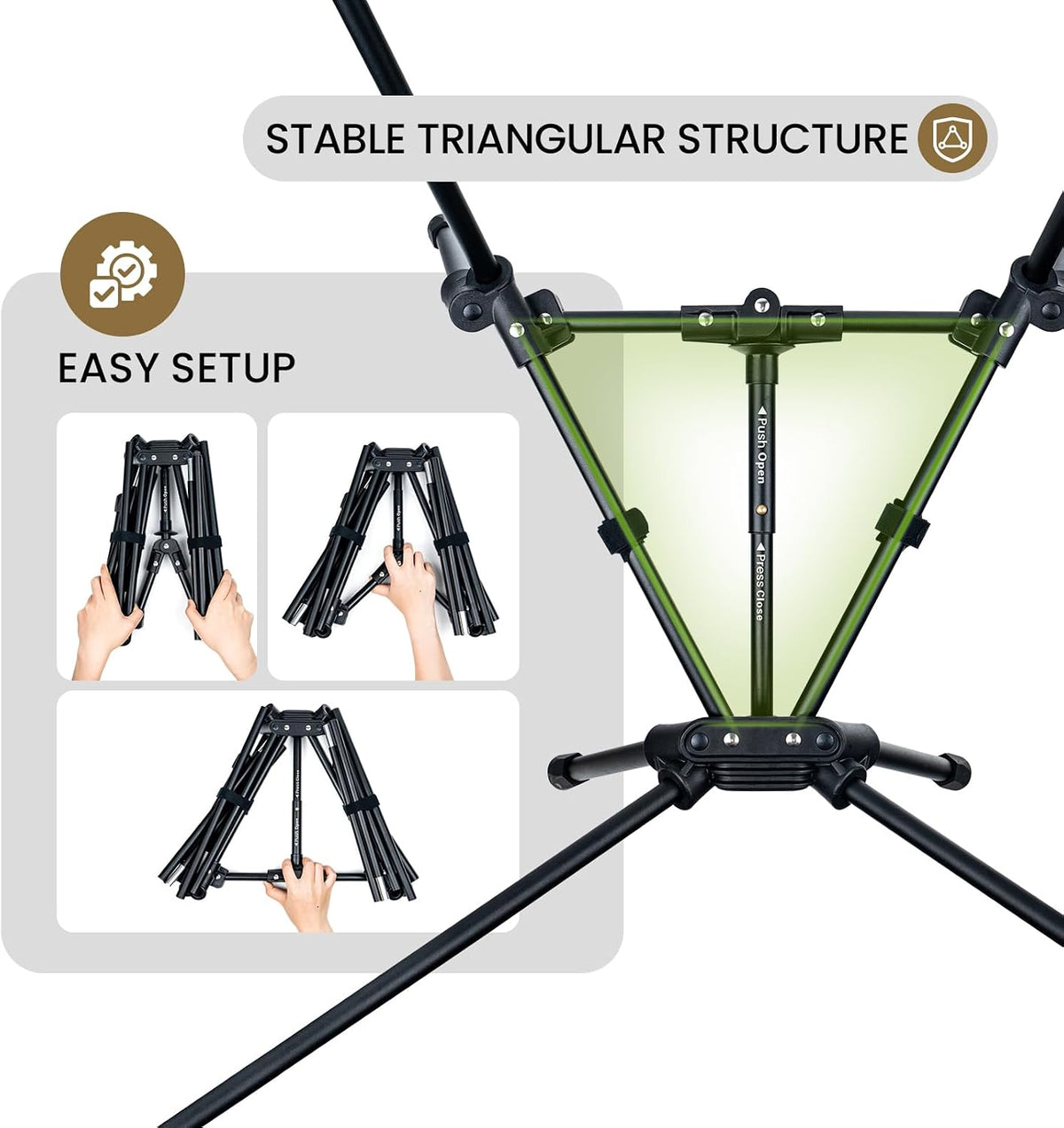 OneTigris Tigerblade High Back Camping Chair with Comfortabl