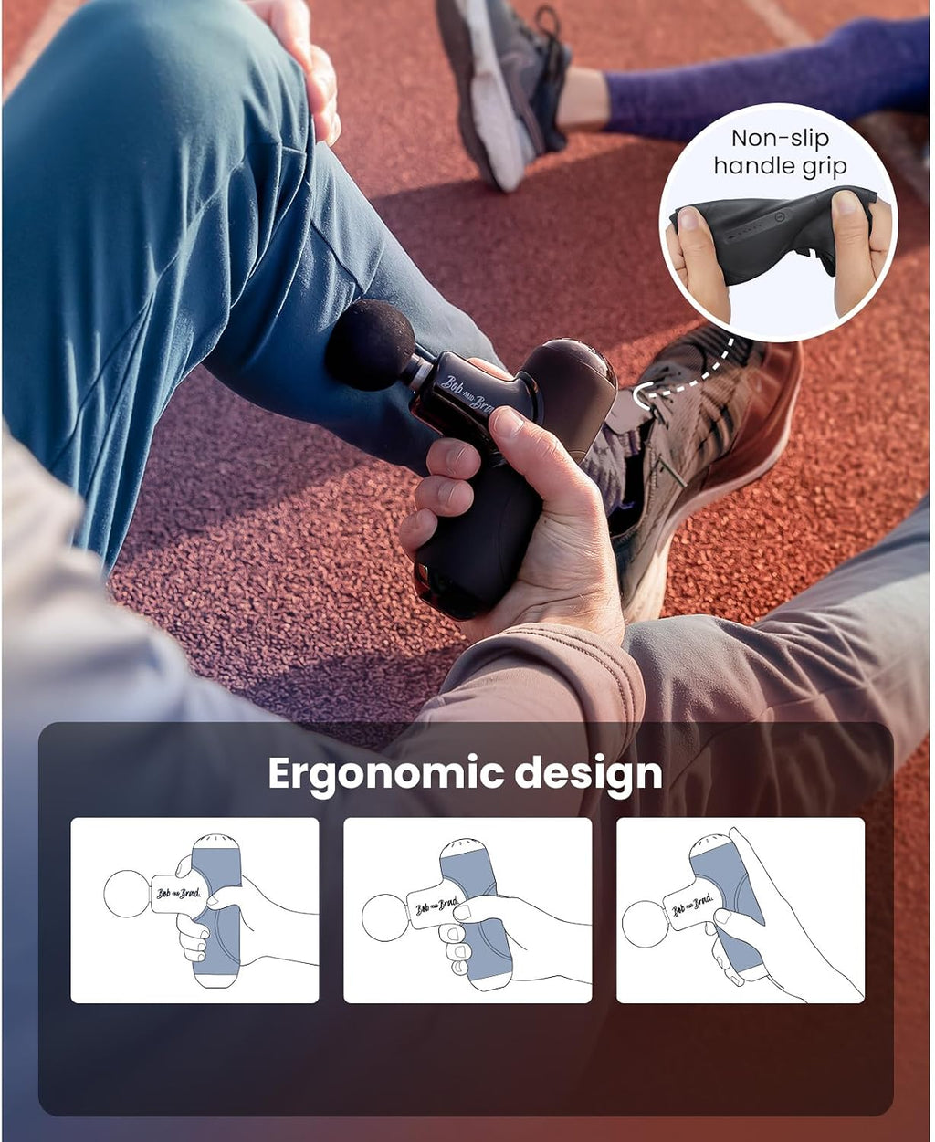 BOB AND BRAD Q2 Pro Mini Massage Gun with Heat and Cold Ther