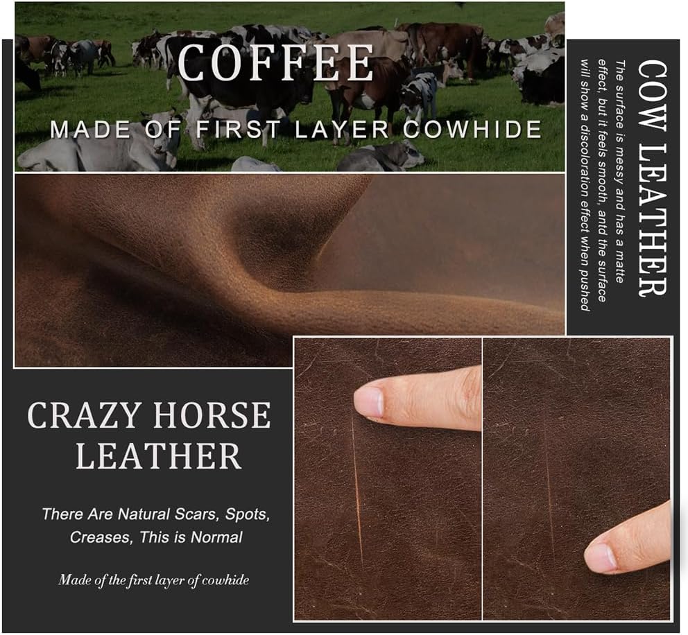 Ridgeway™ Full-Grain Leather Dopp Kit — Dark Coffee Vintage