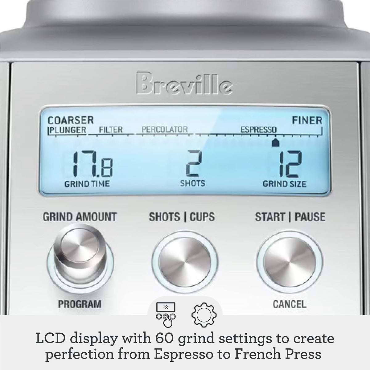 Breville BCG820BSS the Smart Grinder Pro