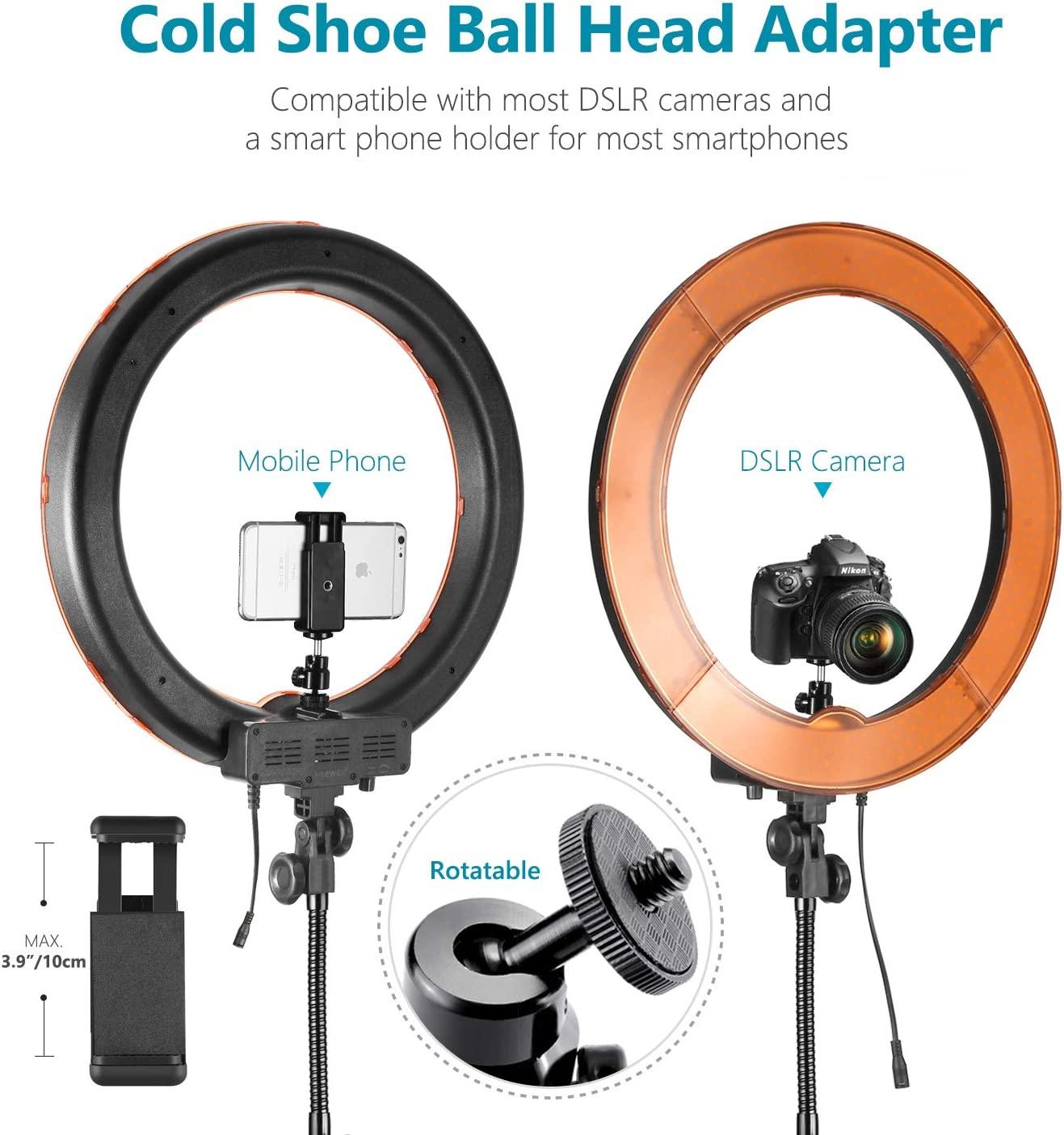 Neewer Camera Photo Video Light Kit: 18 Inches/48 Centimeters Outer 55W