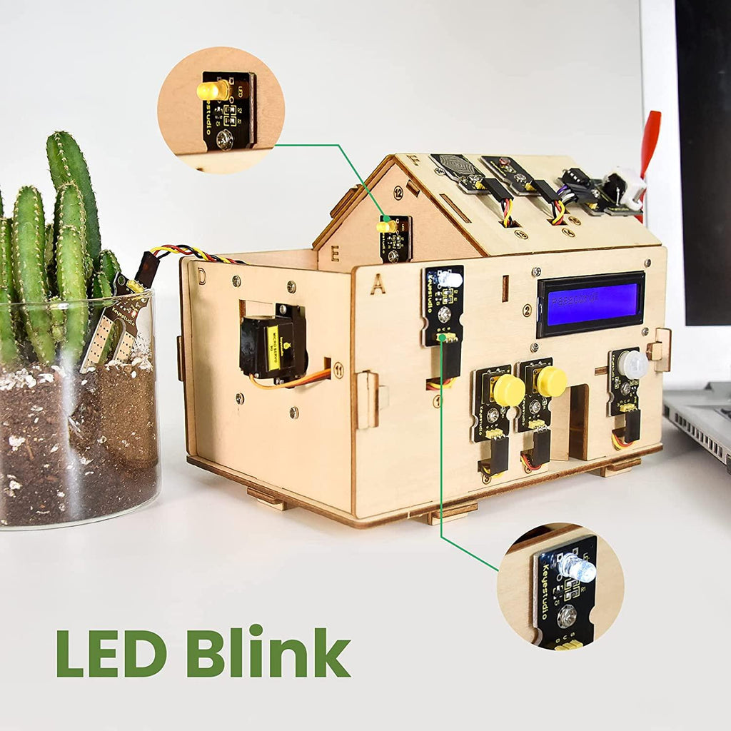 KEYESTUDIO Smart Home Starter Kit for Arduino for Uno R3