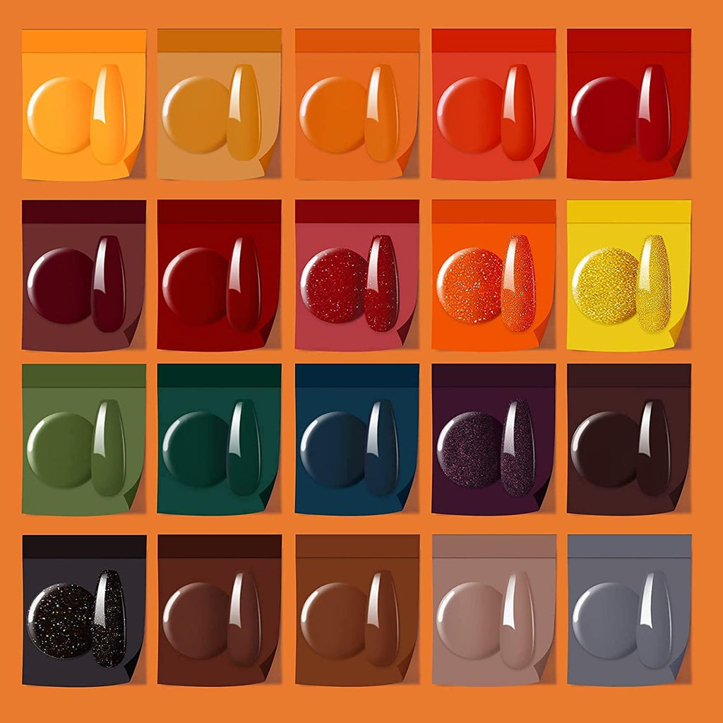 Beetles Gel Nail Polish Kit — 20 Mini Colours with Base & Top Coat