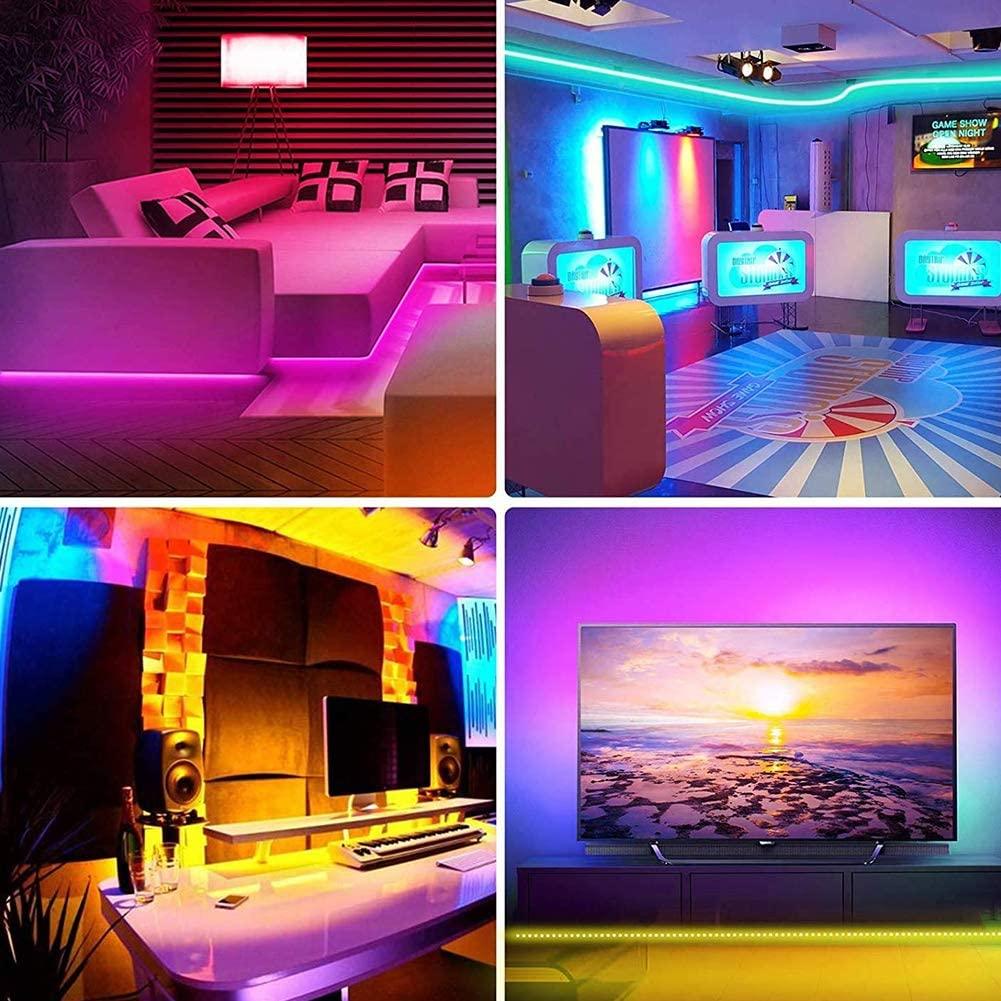 LED Strips Lights Color Changing Full Kit with 44-Keys RF Remote