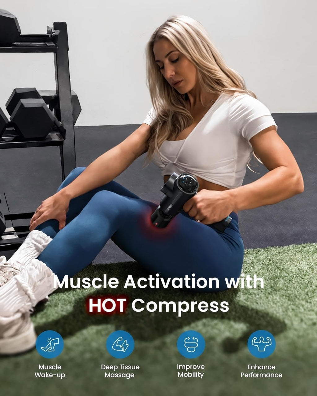 Active Thermacool Deluxe Massage Gun