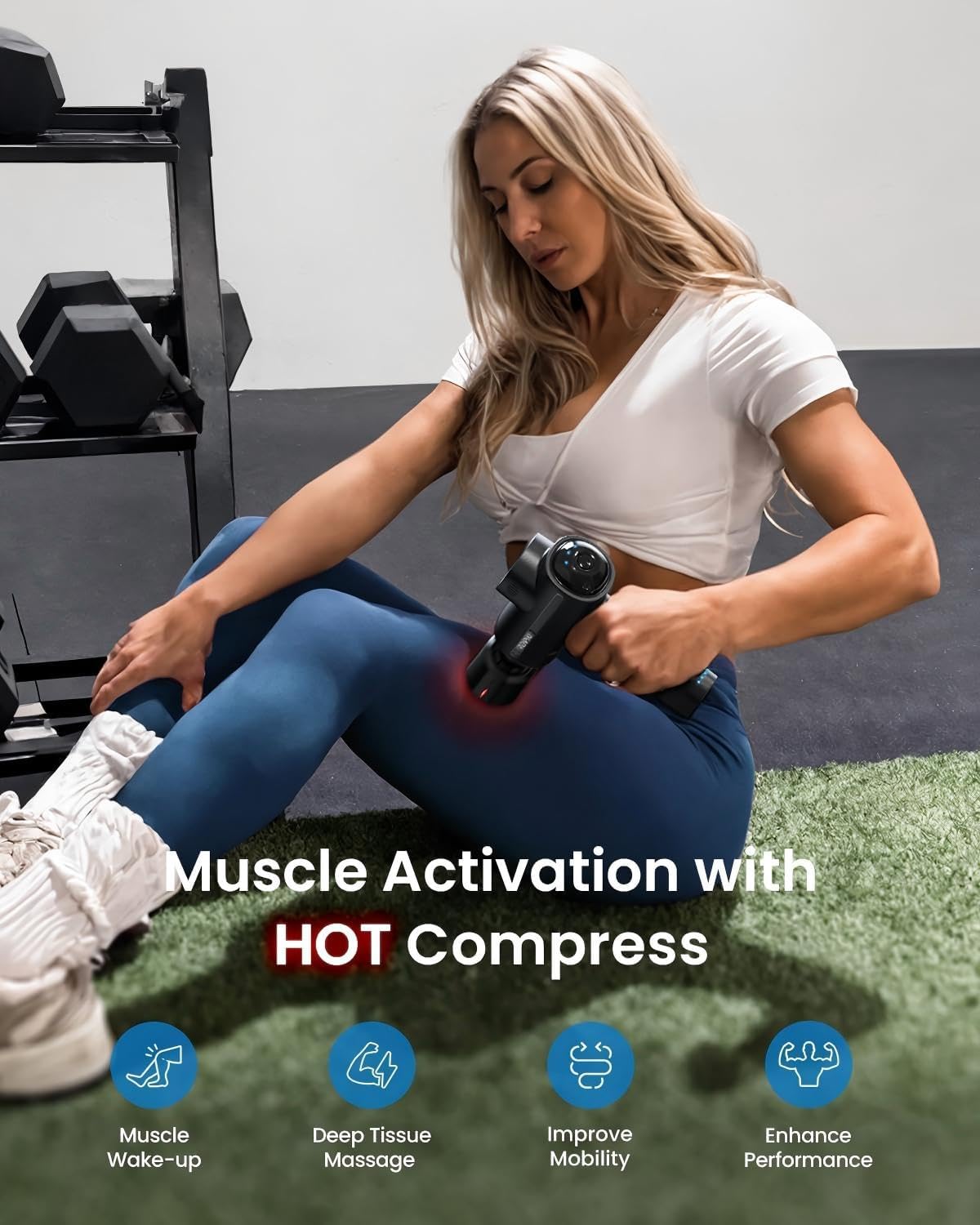 Active Thermacool Deluxe Massage Gun