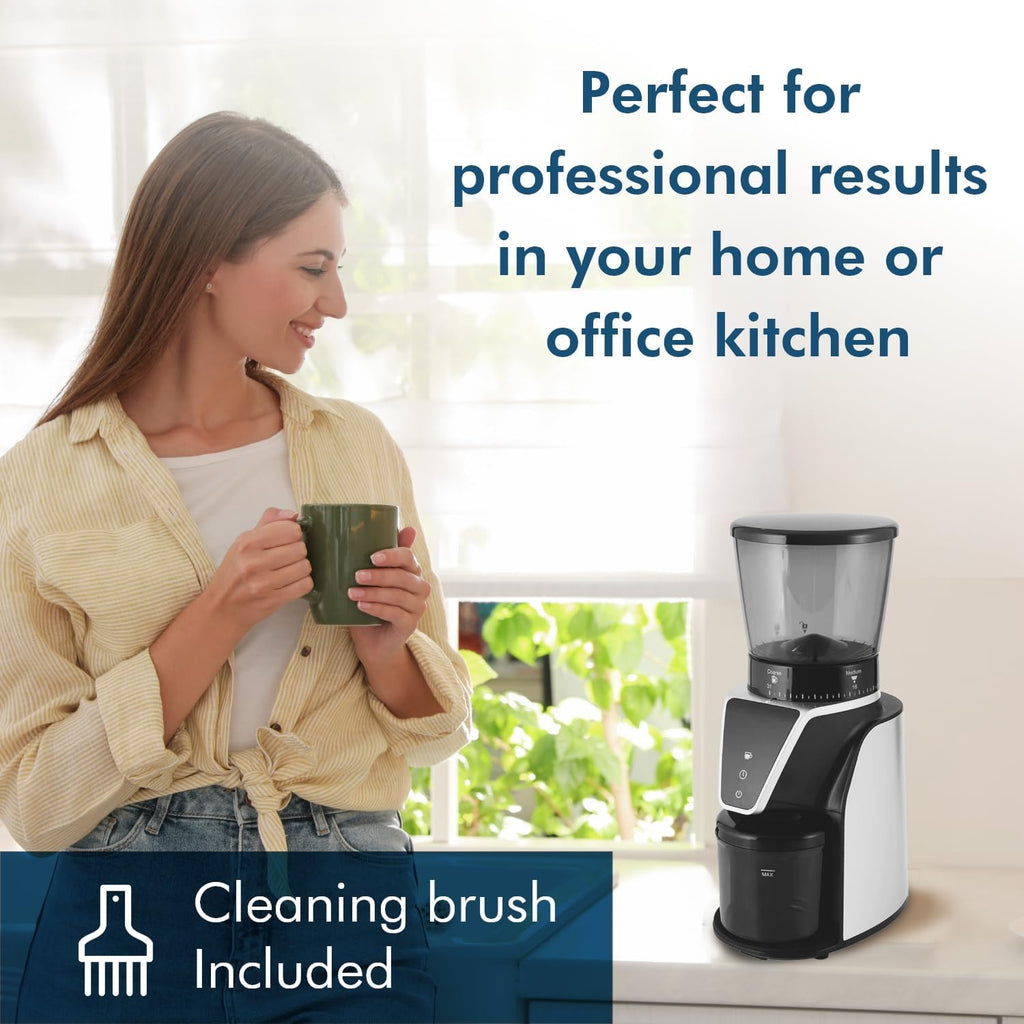 Healthy Choice Electric Burr Coffee Grinder - 31 Grind Setti