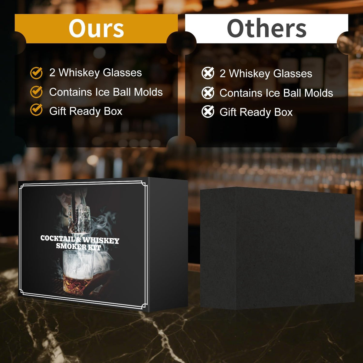 Emberton™ Cocktail & Whisky Smoker Kit — Torch & 6 Wood Chip Flavours