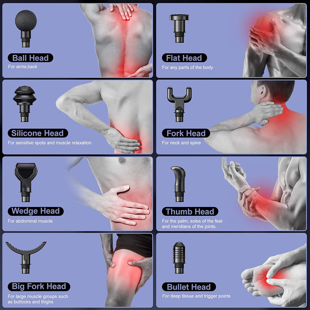 Massage Gun Muscle Massager Electric Handheld Massager for Neck