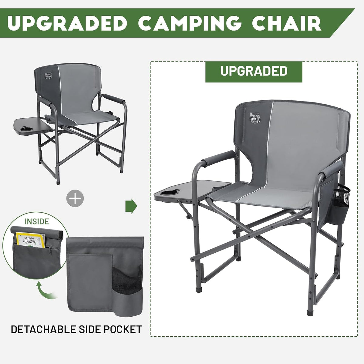 Timber Ridge Aluminum Oversized Camping Chair