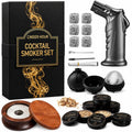 Emberton™ Whisky Smoker Gift Box — Torch, Whisky Stones & Ice Ball Moulds